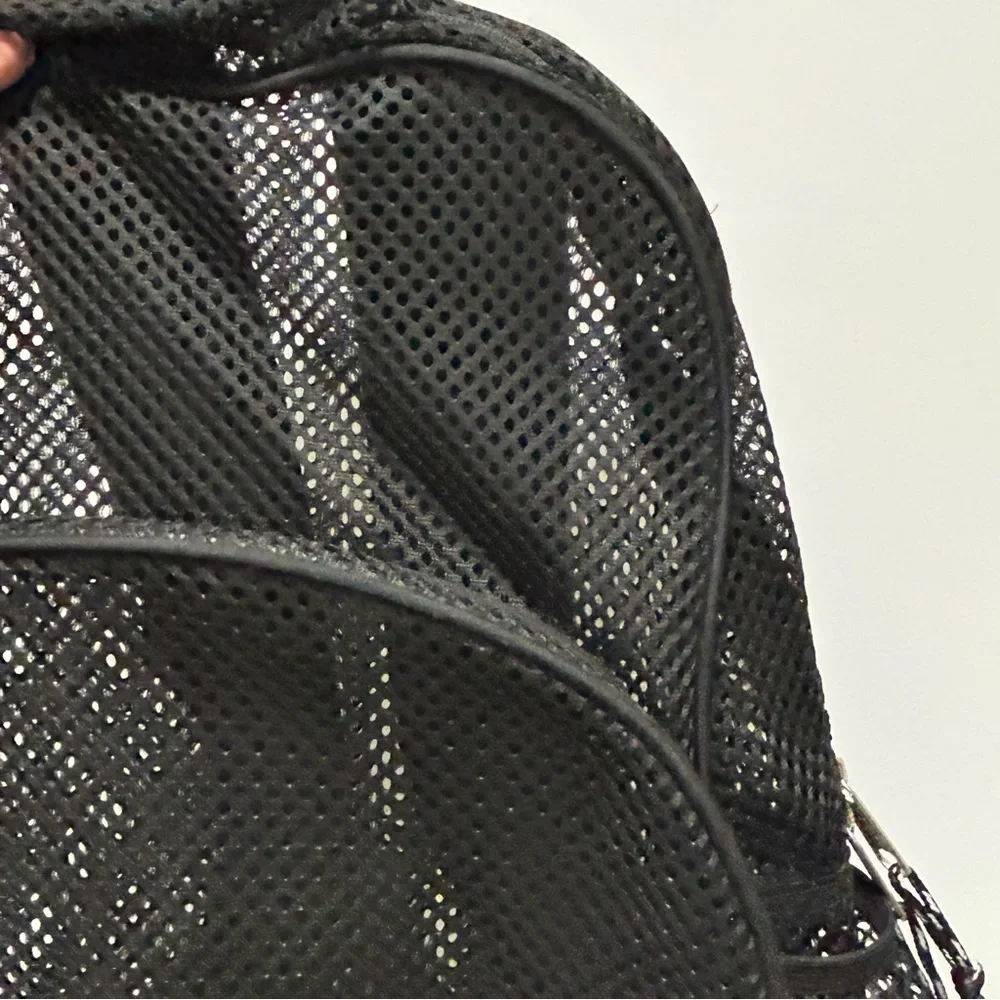 Black Mesh Backpack Unisex